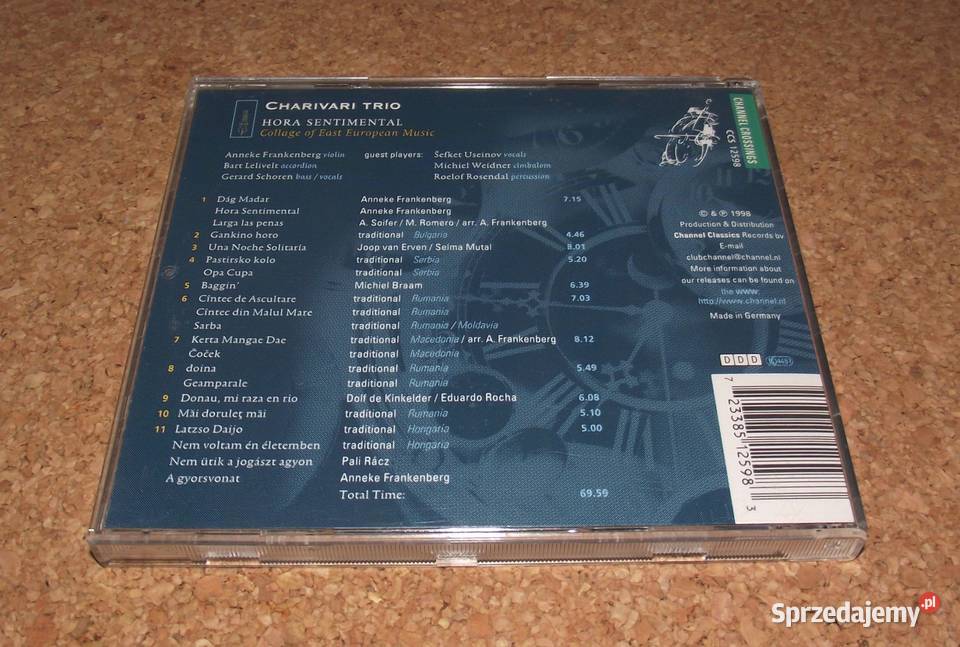 Hora sentimental Charivari Trio Muzyka bałkańska CD Płyty i kasety Warszawa sprzedam