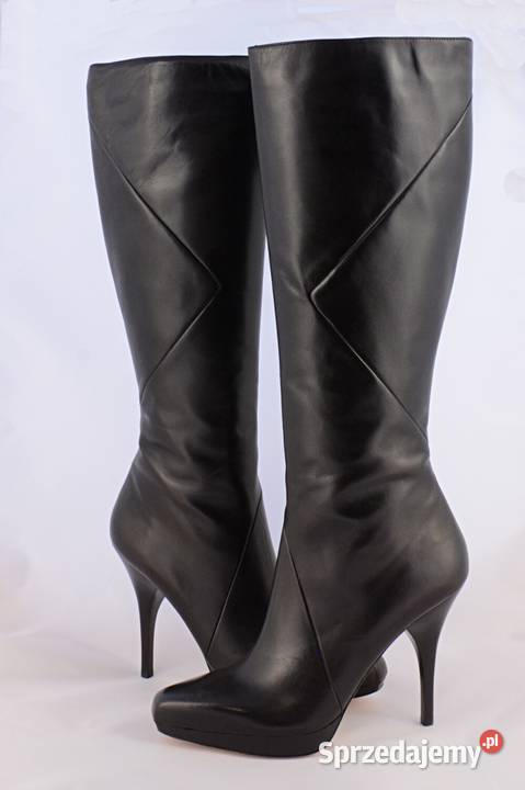 DELIKATNIE PIKANTNE kozaki szpilki Via Spiga Białystok