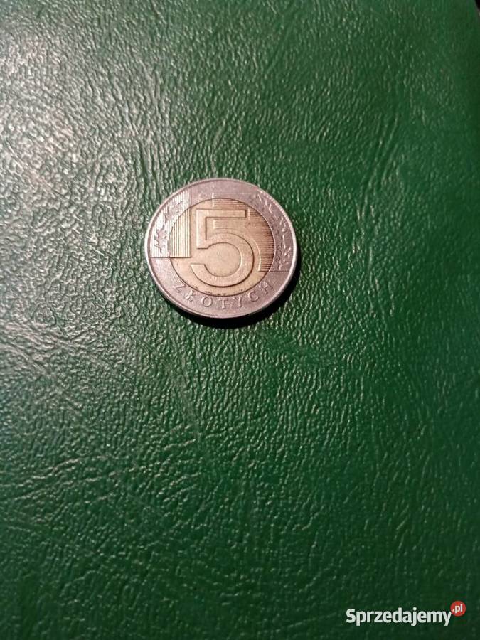 Moneta 5zlz 1996 roku Numizmatyka śląskie Skoczów