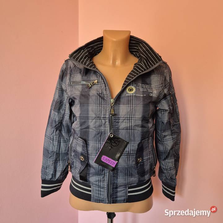 Dwustronna kurtka młodzieżowa rozmiar 134