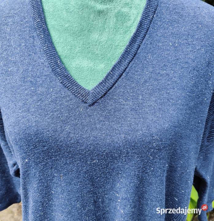 Granatowy sweter bluzka Mango S 35 M 38 oversize Szczecin