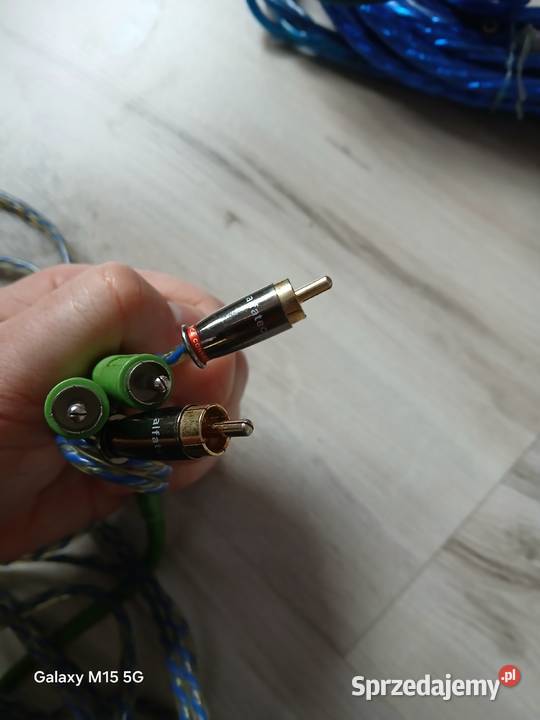 Kabel wzmacniacza car audio 2 sztuki 5 metry Tarnobrzeg