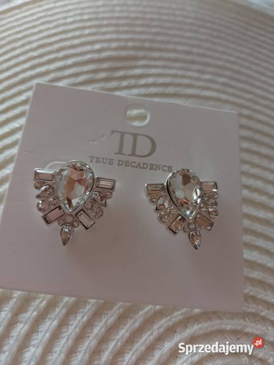 Bogato zdobione kolczyki Biznesowe z Londynu Kraków