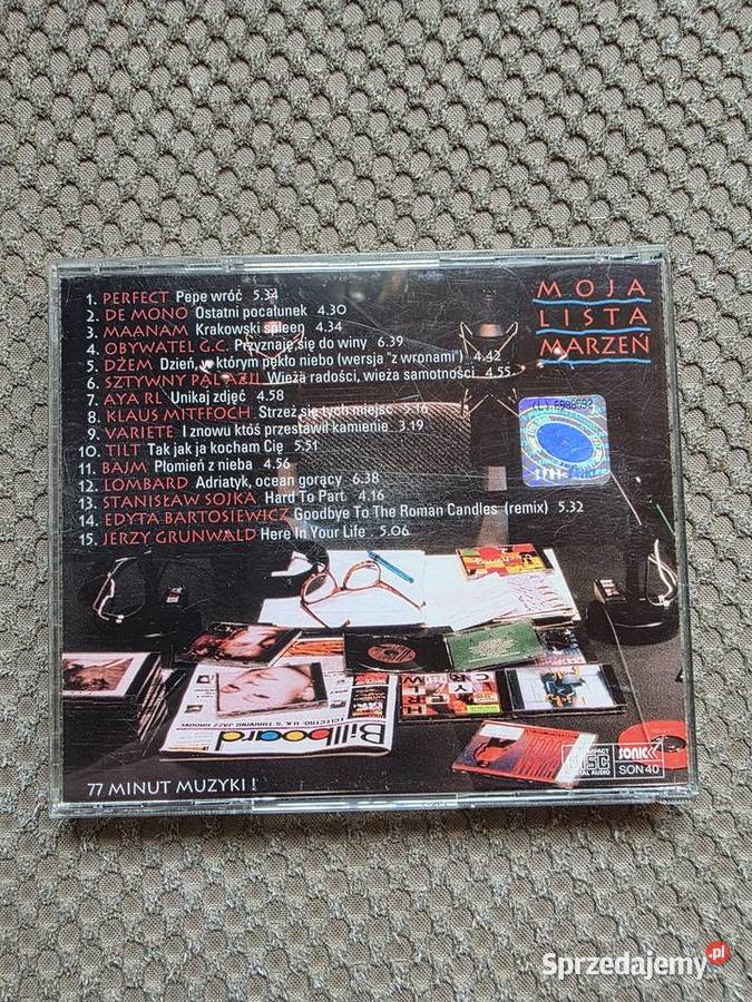 CD Marek Niedźwiecki Moja lista marzeń 1 płyta Kultura i Rozrywka