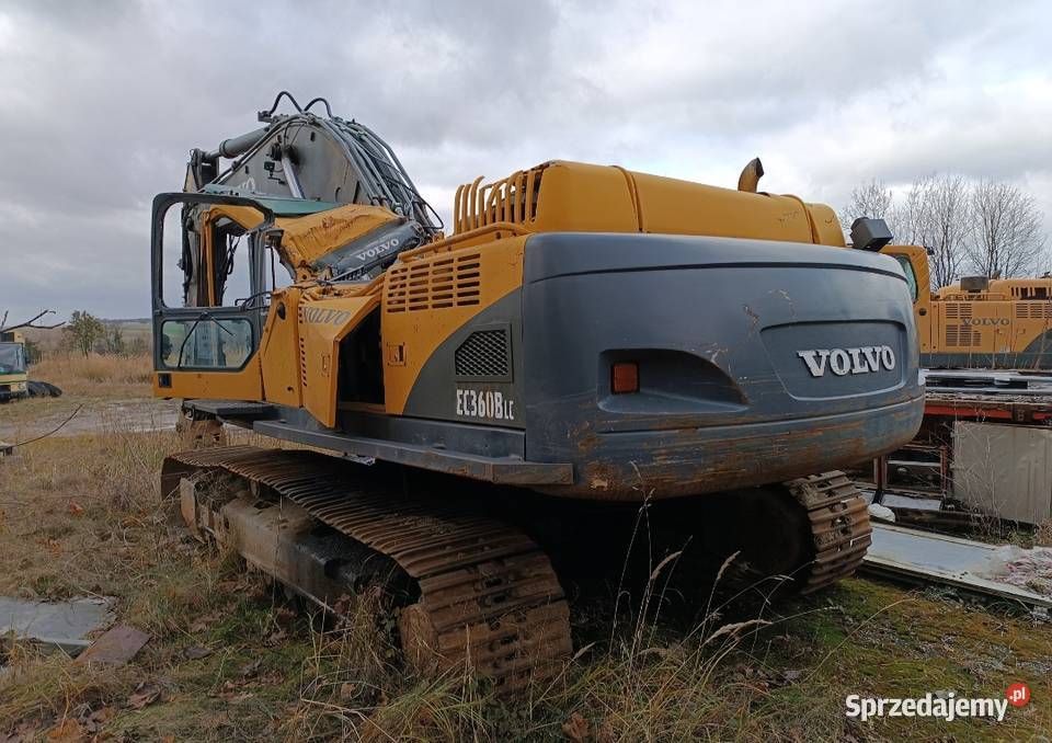 Koparka gąsienicowa volvo EC360BLC zamiana Lublin