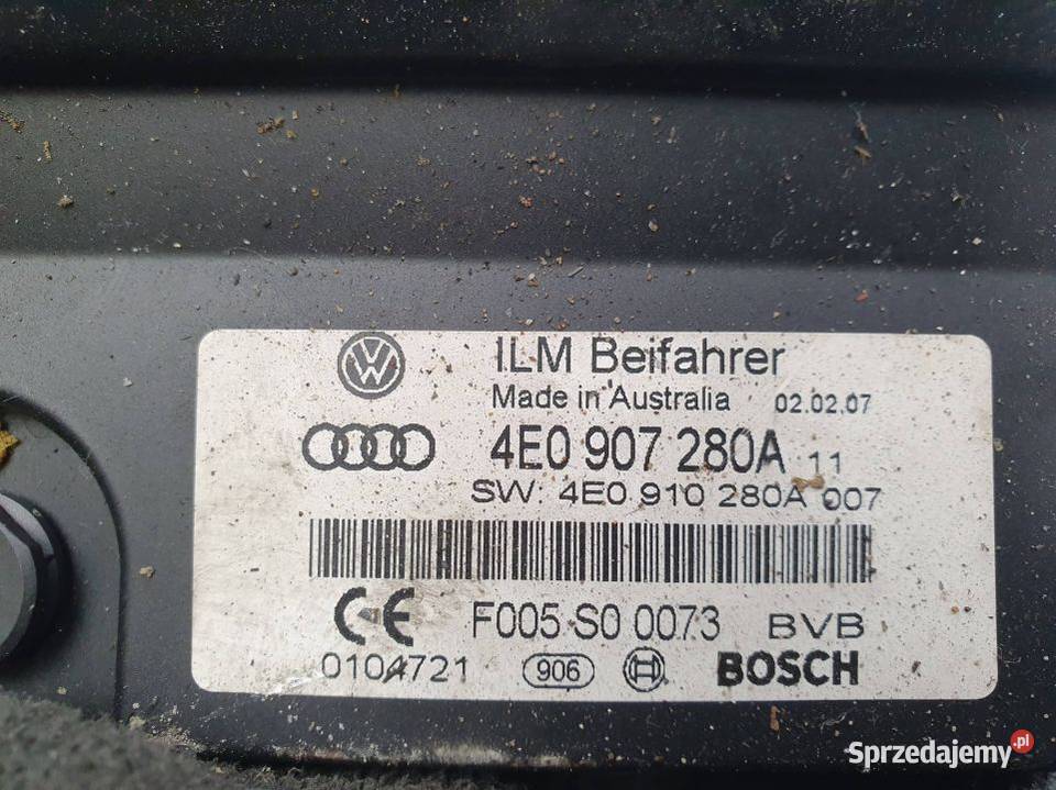 MODUŁ AUDI A8 D3 4E0907280A osobowe