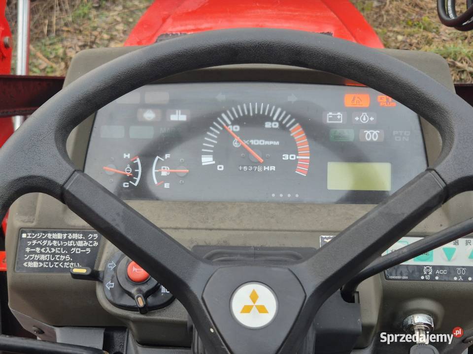 Traktorek MITSUBISHI MT251D 25 Wspomaganie Ładowacz czołowy Małuszyn