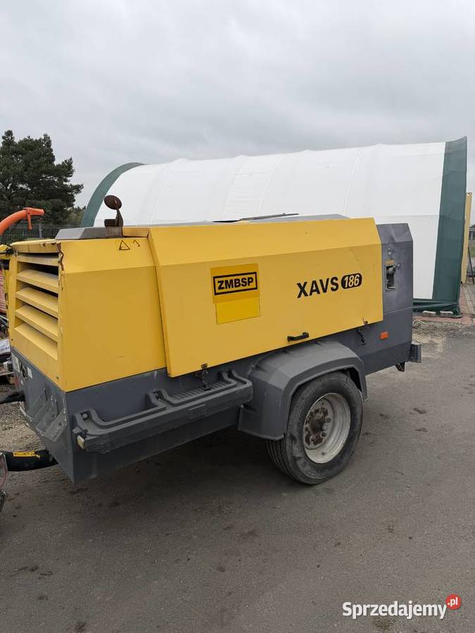 Kompresor sprężarka 14 bar ATLAS COPCO XAVS 186 pełny VAT Pleszew
