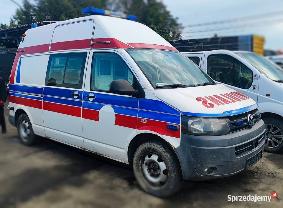 Volkswagen T5 karetka kamper wyposażenie wnętrza osobowe Żywiec