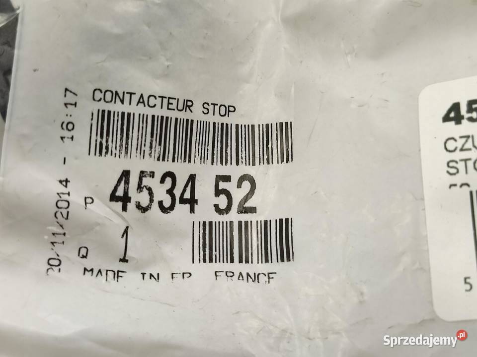 WŁĄCZNIK ŚWIATEŁ STOP CITROEN BERLINGO MPV