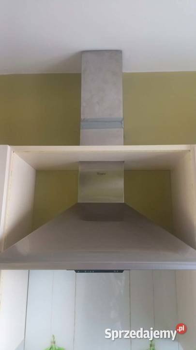 Okap kuchenny Whirpool srebrny Inox stożkowy st Rybarzowice