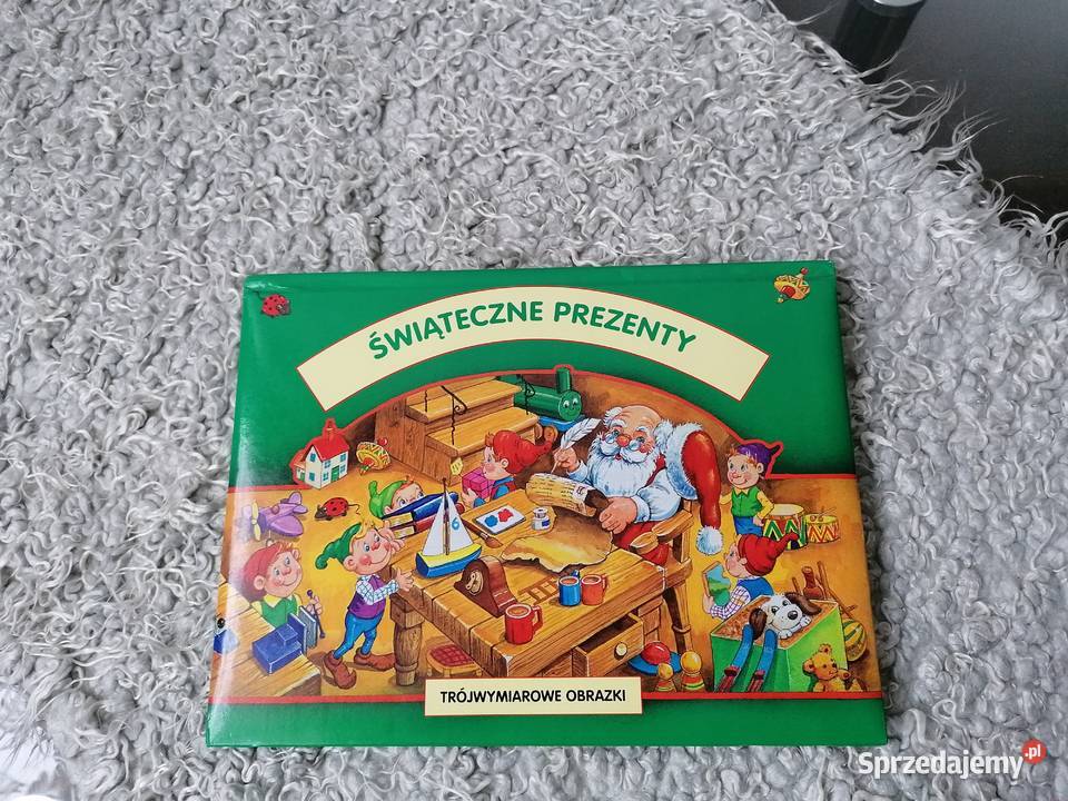 KSIĄŻECZKA ROZKŁADANKA 3D ŚWIĄTECZNE PREZENTY łódzkie
