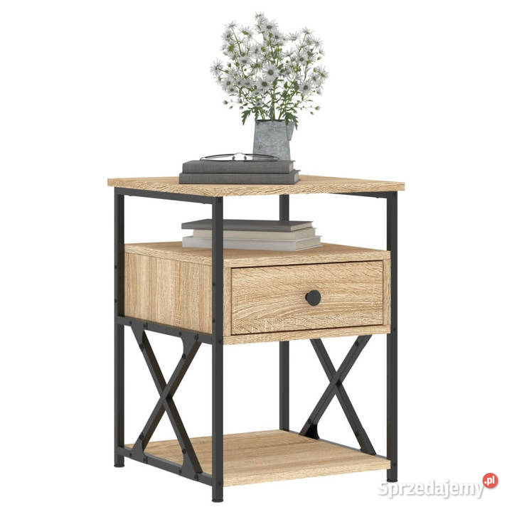 Szafka nocna dąb sonoma 40x42x55 materiał