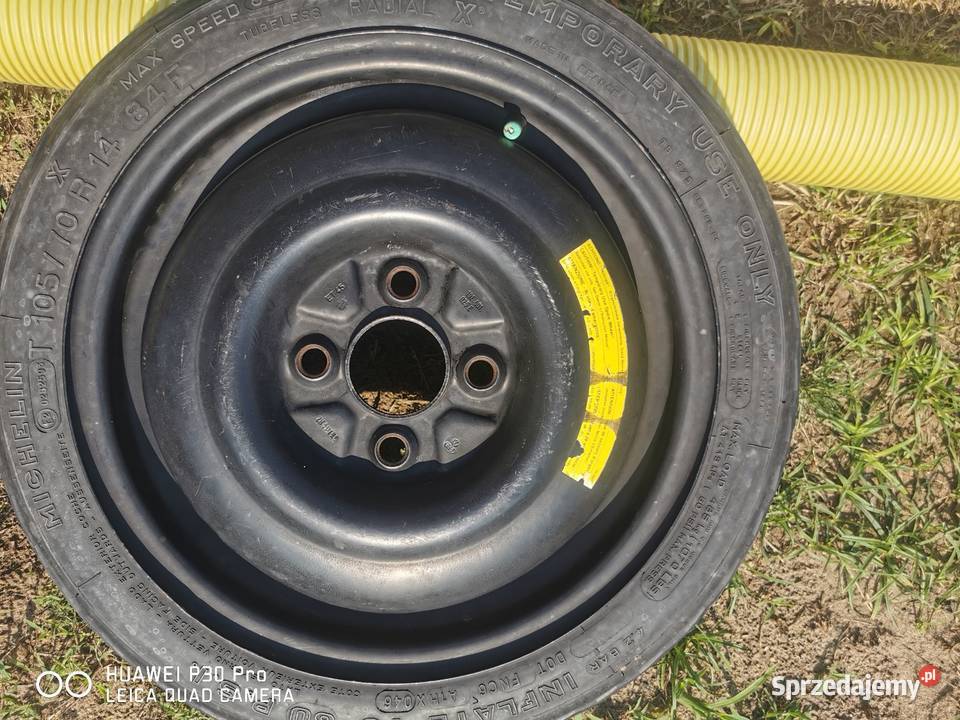 Koło dojazdowe 10570R14 OPEL rozstaw śrub 4x100 Walichnowy