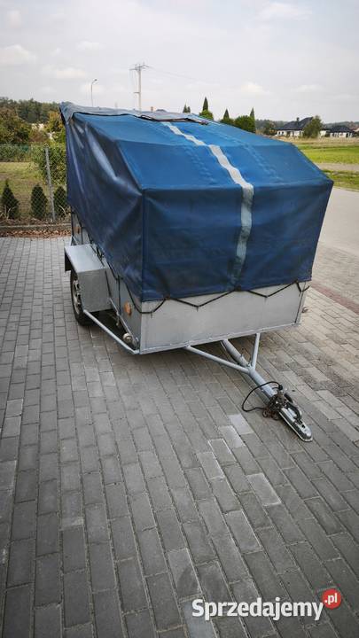 Przyczepka samochodowa z plandeką 220x131x125 Kobyla Góra