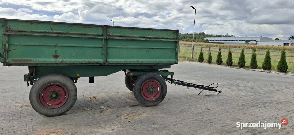 Przyczepa wywrotka LE PUISET 352 E 6 ton wywrot Przyczepy rolnicze Łosieniec