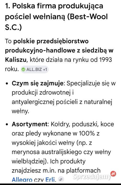 Narzutakoc wełniany Okazyjnie Głogów sprzedam