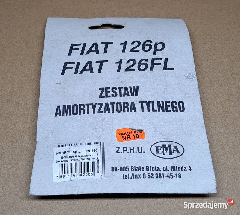 2X ZESTAW AMORTYZATORA TYŁ TYLNEGO FIAT 126P Mielęcin