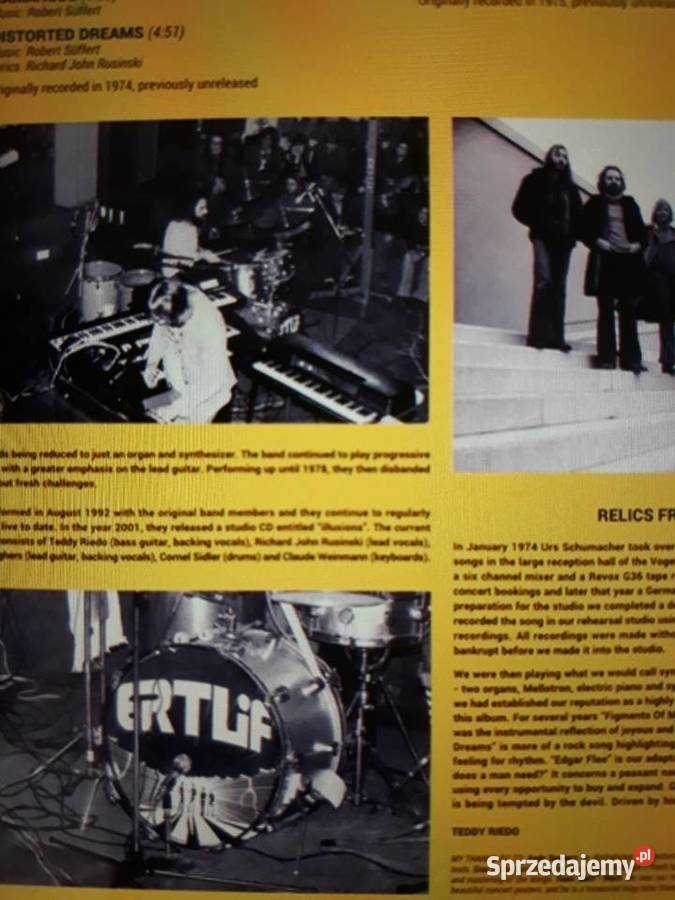 Archiwum hard prog rocka ERTLIF Relics From The podkarpackie