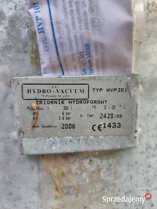 Zbiorniki hydroforowe 300l Pozostałe Góra Kalwaria