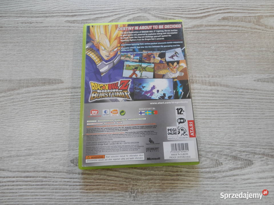 Gra Xbox 360 Dragon Ball Z Burstlimit Leżajsk