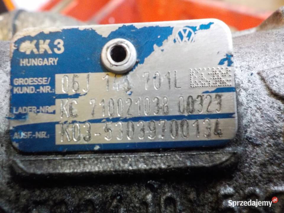 A3 8P OCTAVIA LEON 18 TFSI BZB turbina