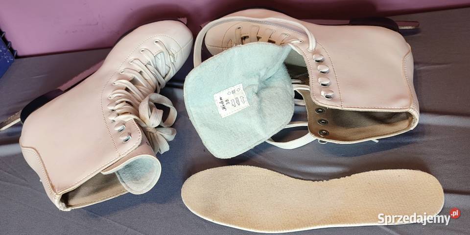 Łyżwy figurowe rozmiar 38 wkładka 25 23 Łyżwiarstwo i hokej Sporty zimowe
