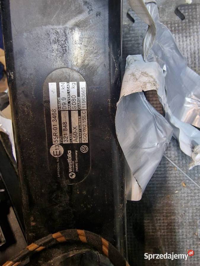 Hak holowniczy GOLF VII hatchback WESTFALIA Motoryzacja małopolskie Kraków