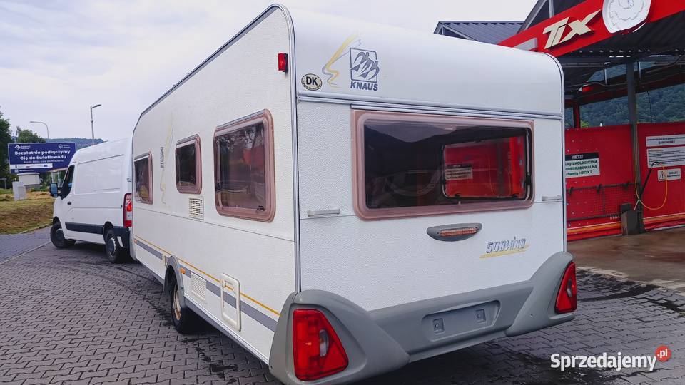 przyczepa kempingowa łóżka piętrowe campingowa Międzybrodzie Bialskie sprzedam