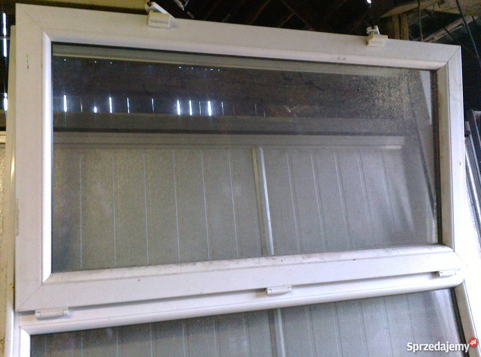 OKNA PCV PLASTIKOWE WITRYNY 2 sztuki Augustów