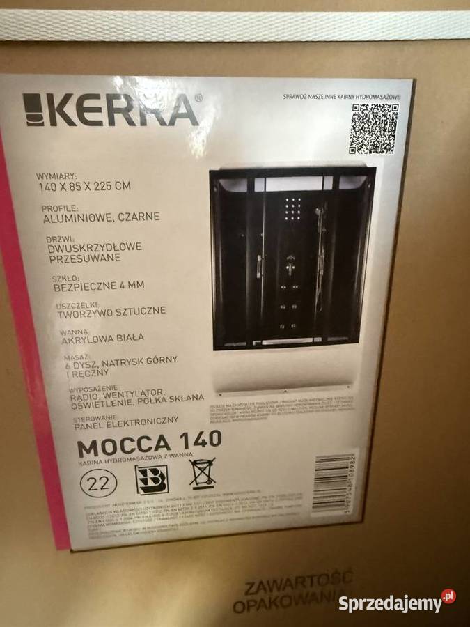 Kabina prysznicowa Mocca 140 Legnica