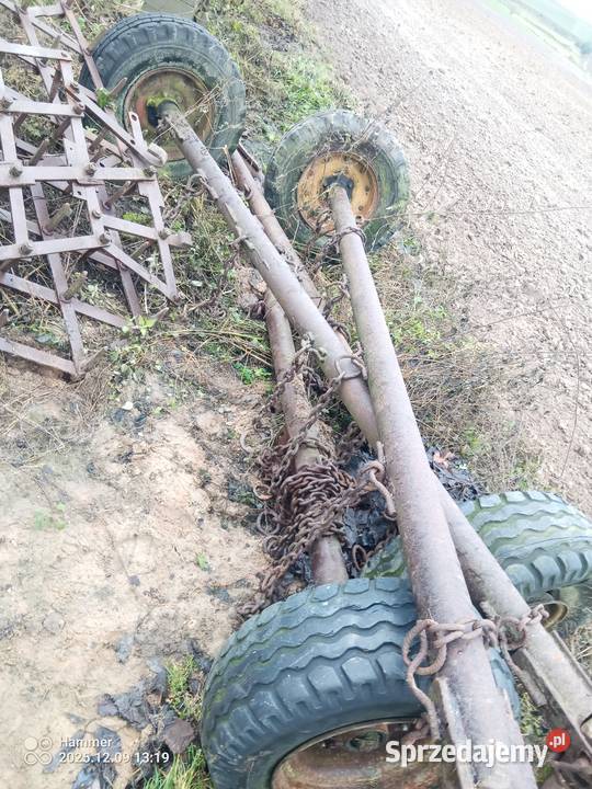 Wózek do bron waga bark łódka brony kujawsko-pomorskie Brodnica