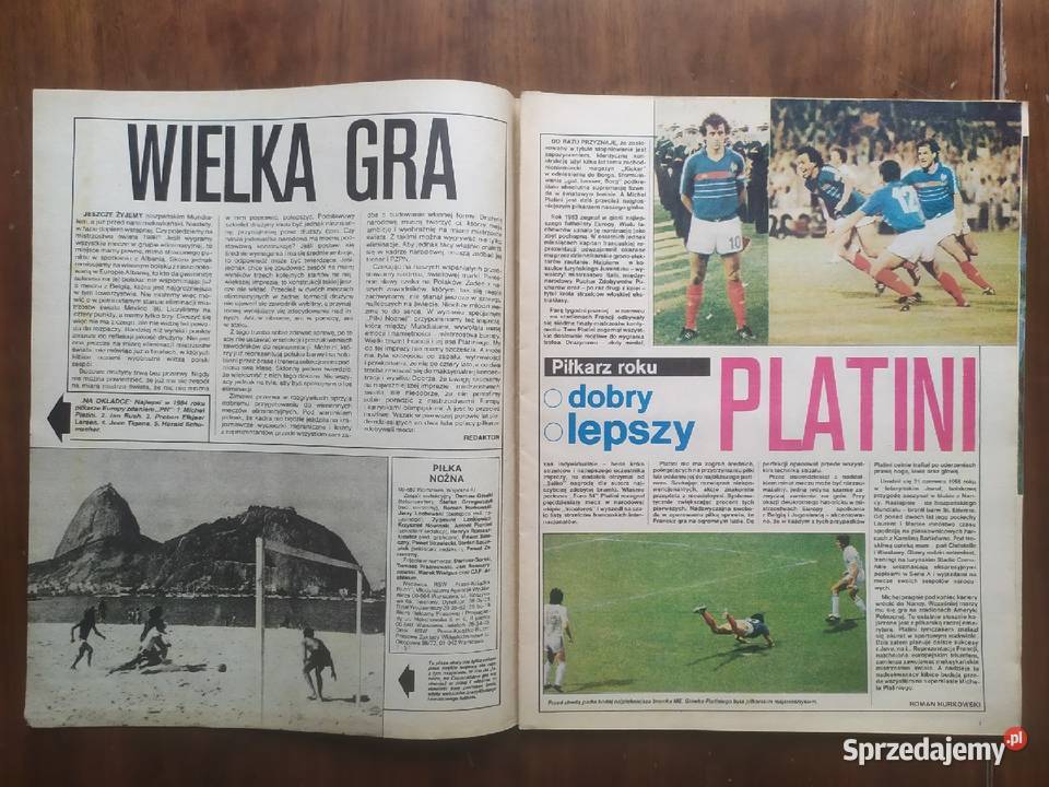 Piłka Nożna wydania specjalne 198384 miękka Łódź sprzedam