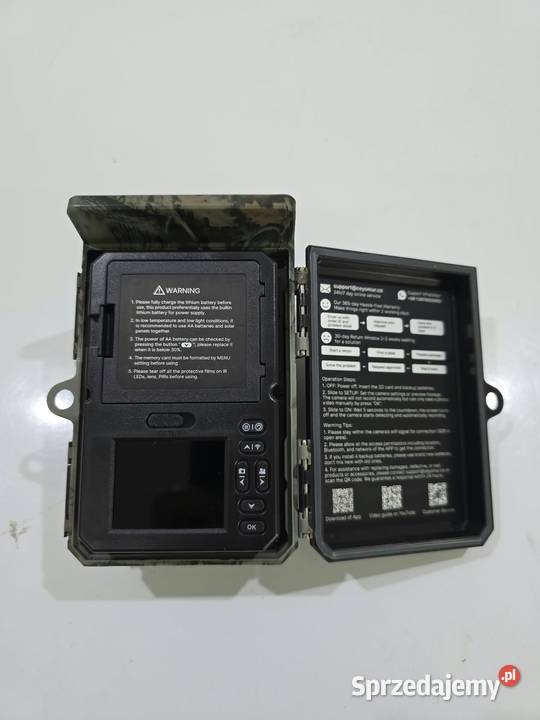 Fotopułapka Ceyomur CY95 4K 46MP WiFi Solarna Nieczajna Górna