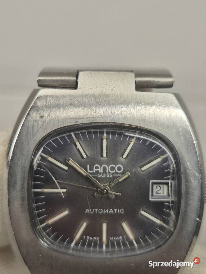 Zegarek Lanco automat Swiss Made lata 70 śląskie Chorzów