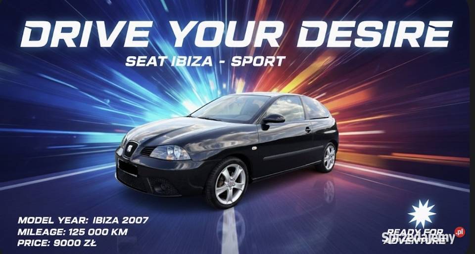 Seat Ibiza 14 Sport Pierwszy właściciel manualna Wrocław