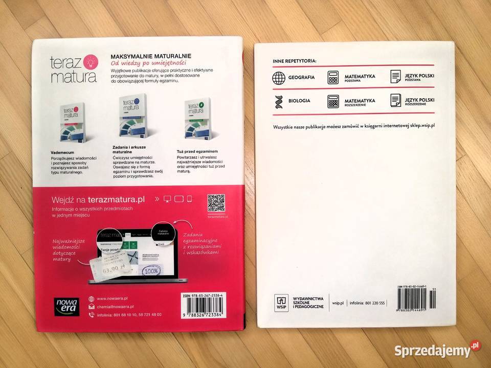 MATURA CHEMIA Vademecum Nowa Era i Repetytorium Podręczniki