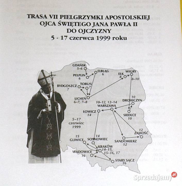 VII Pielgrzymka Jana Pawła II do Ojczyzny Jan Chełm sprzedam
