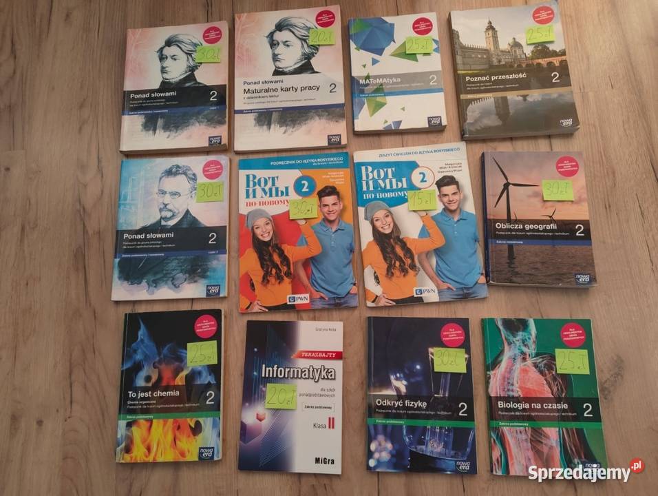 Podręczniki szkolne do liceum i technikum Malbork