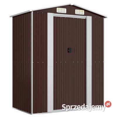 vidaXL Szopa ogrodowa ciemny brąz 192x108x223 sprzedam