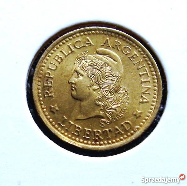 Argentyna 10 Centavos 1974rŁadna w Holderze Kalisz