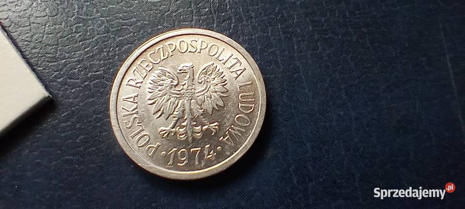 Stare monety 10 groszy 1974 PRL Polska piękna Lesko sprzedam