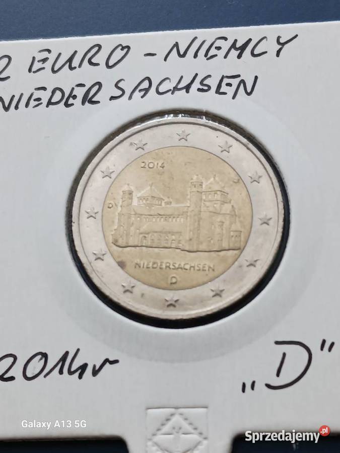 2 Euro Niemcy Niedersachsen 2014 r men D Konin sprzedam