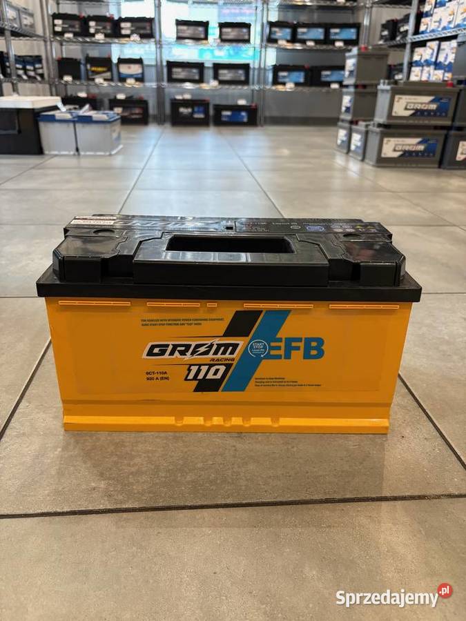 Akumulator Grom Racing EFB 110Ah 920A Prawy Plus osobowe podlaskie Augustów