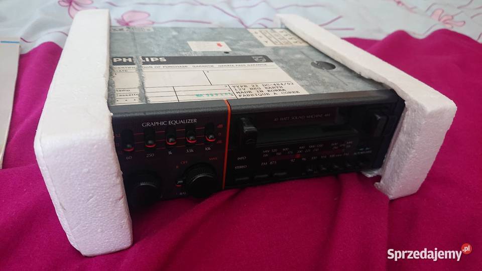 Radio PHILIPS DC484 super stan pudełko mazowieckie Szydłowiec sprzedam
