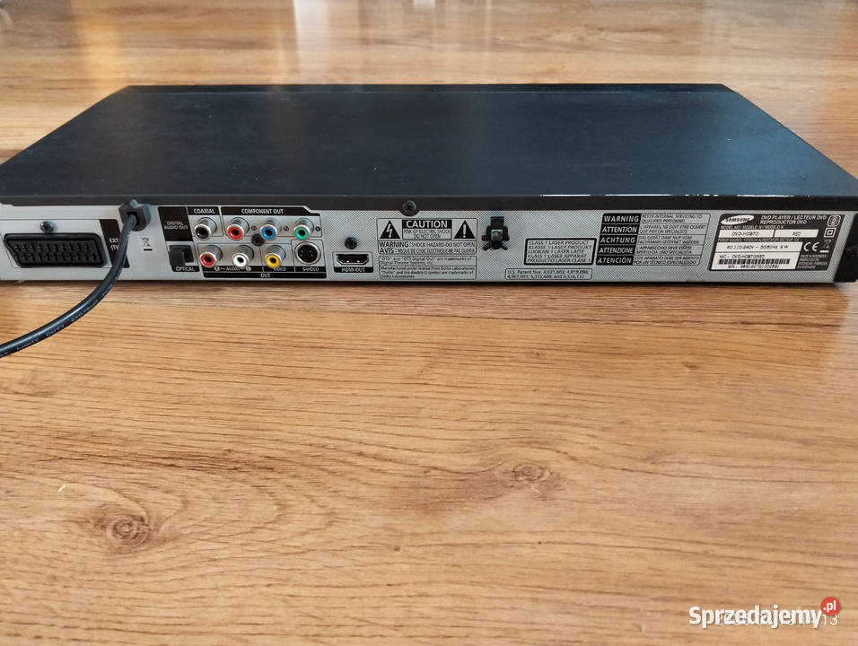 Samsung DVDHD870 Pilot Kabek Euro Scart W pełni Narama