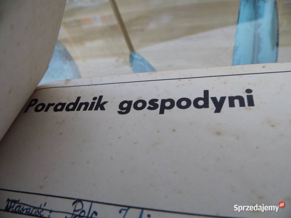 Poradnik gospodyni 1970 Oprawa skórzana sprzedam