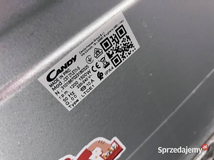 Pralka Candy CST 27LE1S 7 1200 obrmin Sprawna