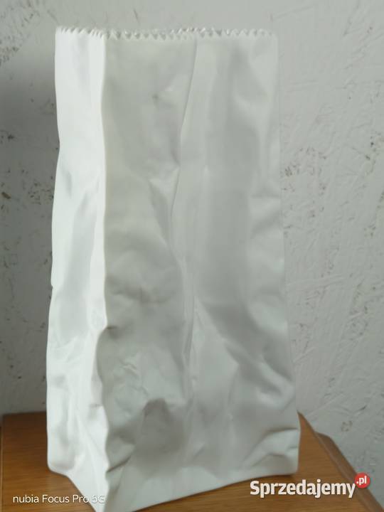 Wazon Rosenthal design papierowa torebka Paper Radłów