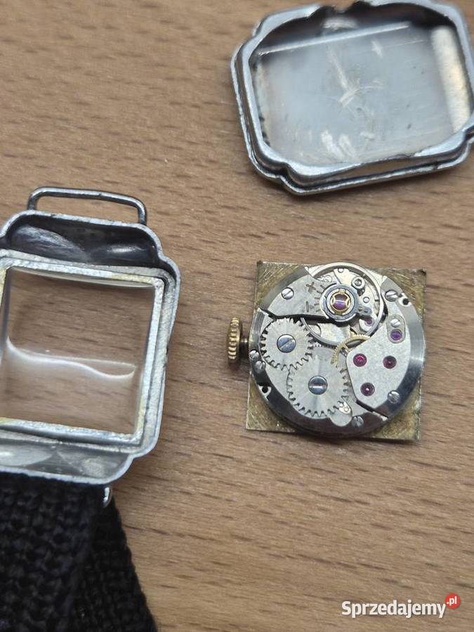 Art Deco damski zegarek vintage Gigandet śląskie Chorzów sprzedam
